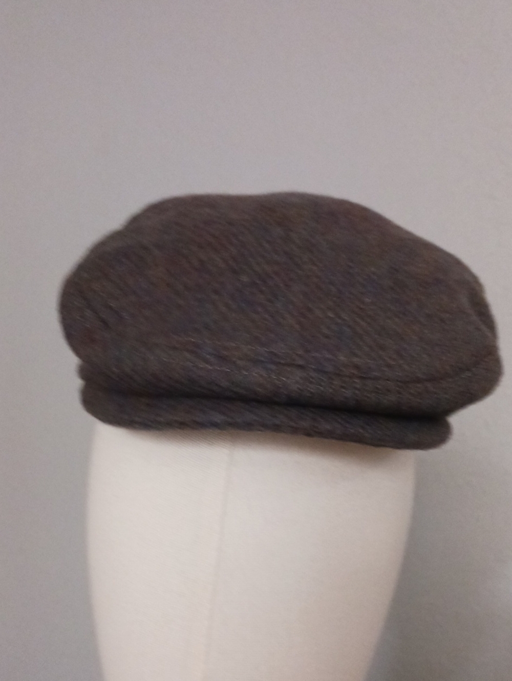 Cat & Jack- Kids Classic Flat Cap in Gray/green Tweed